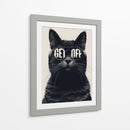 Gato Con Onda - Puffy Design | Cuadro decorativo de Canvas Lab