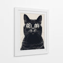 Gato Con Onda - Puffy Design | Cuadro decorativo de Canvas Lab