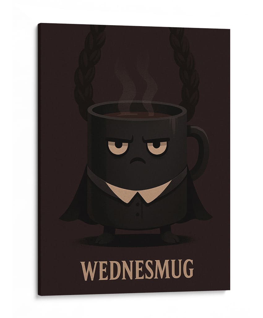 Café Amargo - Puffy Design | Cuadro decorativo de Canvas Lab