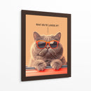 Jefe Felino - Puffy Design | Cuadro decorativo de Canvas Lab