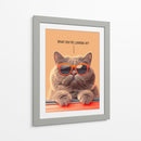 Jefe Felino - Puffy Design | Cuadro decorativo de Canvas Lab
