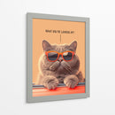 Jefe Felino - Puffy Design | Cuadro decorativo de Canvas Lab