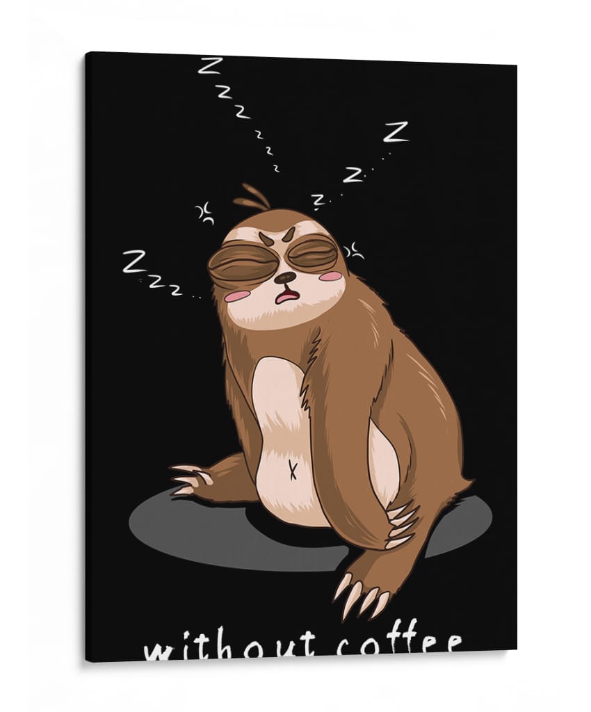 Lunes Sin Café - Puffy Design | Cuadro decorativo de Canvas Lab