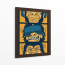 Chimpancés Cyber - Puffy Design | Cuadro decorativo de Canvas Lab