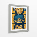 Chimpancés Cyber - Puffy Design | Cuadro decorativo de Canvas Lab