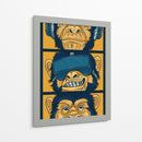 Chimpancés Cyber - Puffy Design | Cuadro decorativo de Canvas Lab