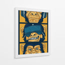 Chimpancés Cyber - Puffy Design | Cuadro decorativo de Canvas Lab