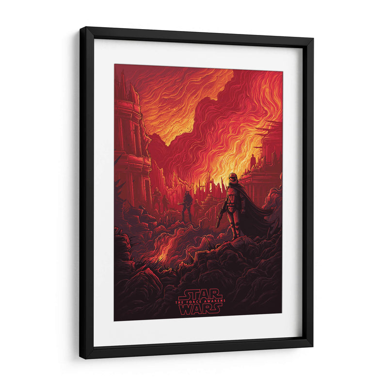 The Force Awakens red | Cuadro decorativo de Canvas Lab