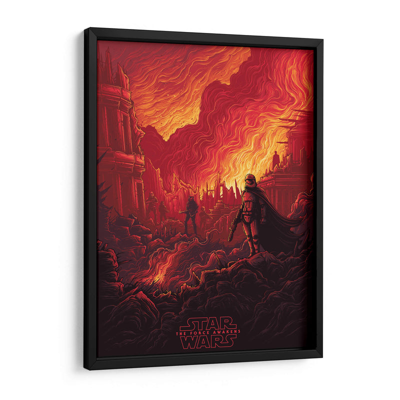 The Force Awakens red | Cuadro decorativo de Canvas Lab