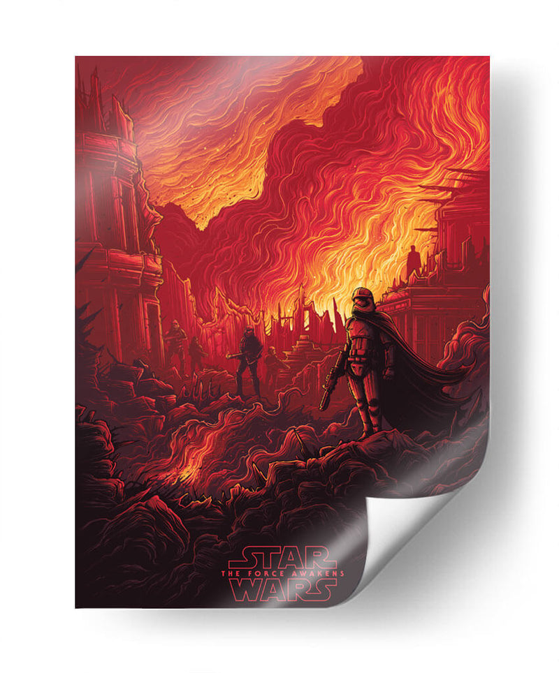 The Force Awakens red | Cuadro decorativo de Canvas Lab