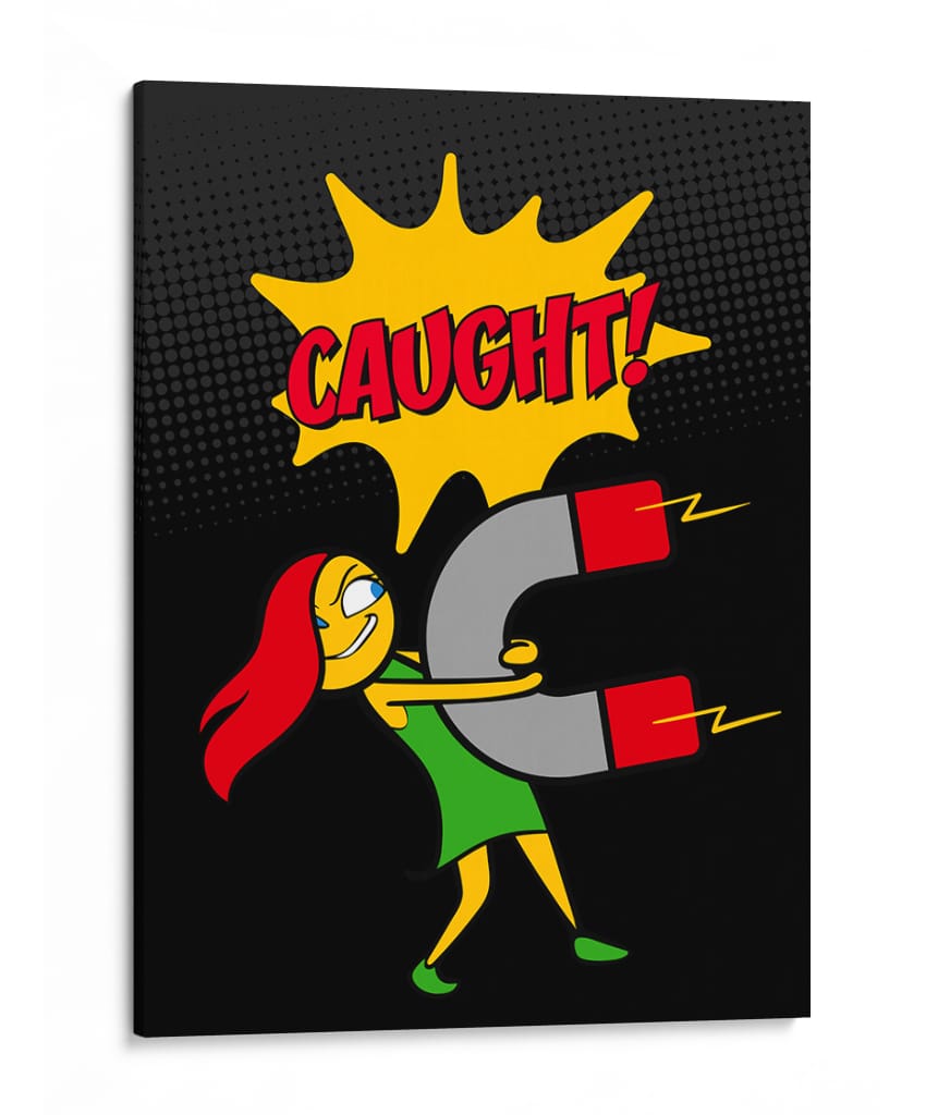 Imán de Corazones - Puffy Design | Cuadro decorativo de Canvas Lab