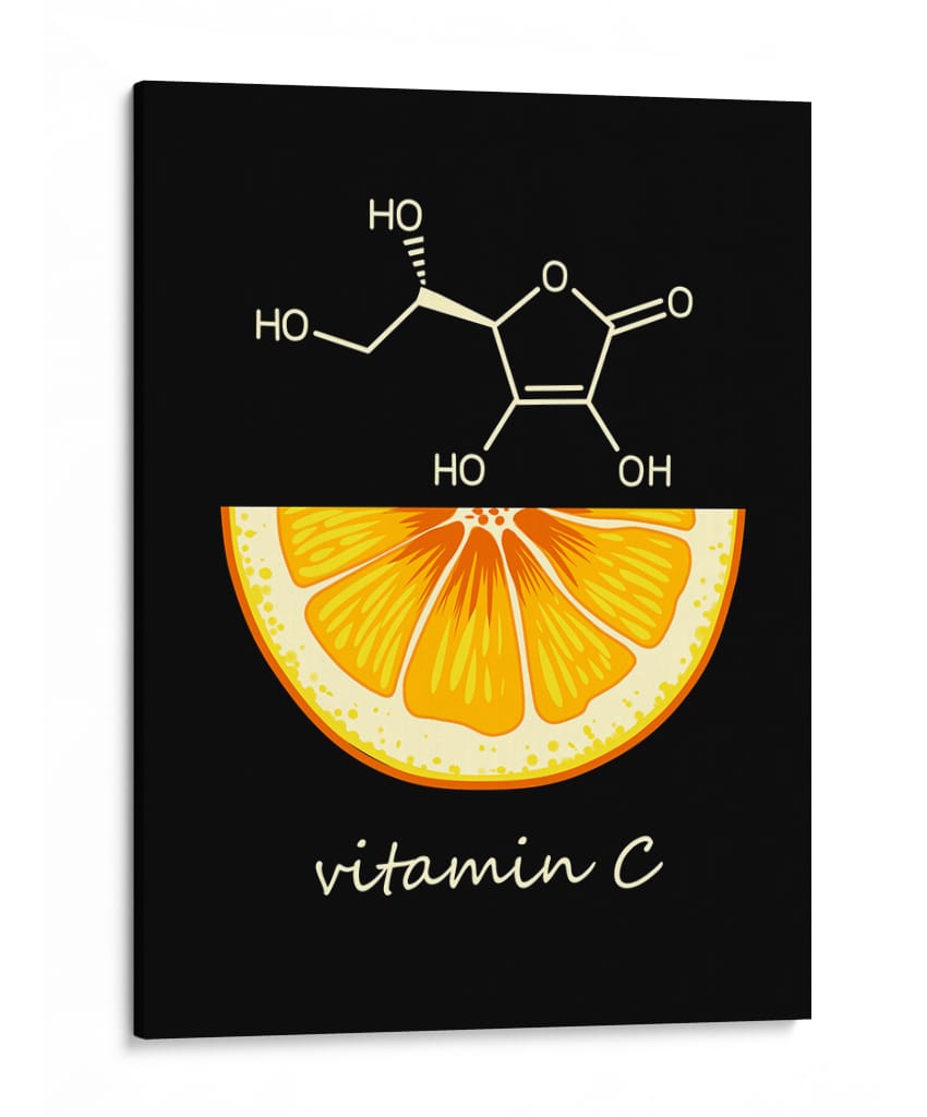 Química Cítrica - Puffy Design | Cuadro decorativo de Canvas Lab