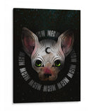 Gato Místico - Puffy Design | Cuadro decorativo de Canvas Lab