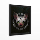 Gato Místico - Puffy Design | Cuadro decorativo de Canvas Lab