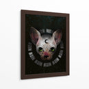 Gato Místico - Puffy Design | Cuadro decorativo de Canvas Lab