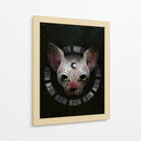 Gato Místico - Puffy Design | Cuadro decorativo de Canvas Lab
