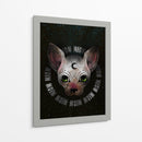 Gato Místico - Puffy Design | Cuadro decorativo de Canvas Lab