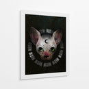 Gato Místico - Puffy Design | Cuadro decorativo de Canvas Lab