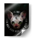 Gato Místico - Puffy Design | Cuadro decorativo de Canvas Lab