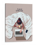 Productividad En Cama - Puffy Design | Cuadro decorativo de Canvas Lab