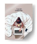 Productividad En Cama - Puffy Design | Cuadro decorativo de Canvas Lab