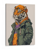 Tigre Urbano - Puffy Design | Cuadro decorativo de Canvas Lab