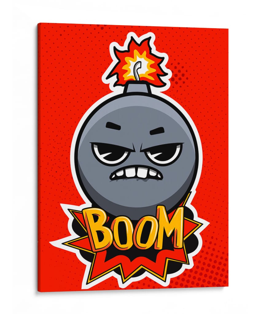 Mecha Corta - Puffy Design | Cuadro decorativo de Canvas Lab