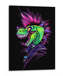Dinosaurio Punk - Puffy Design | Cuadro decorativo de Canvas Lab
