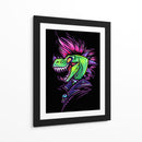 Dinosaurio Punk - Puffy Design | Cuadro decorativo de Canvas Lab