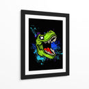 Rugido Neón - Puffy Design | Cuadro decorativo de Canvas Lab