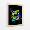 Rugido Neón - Puffy Design | Cuadro decorativo de Canvas Lab