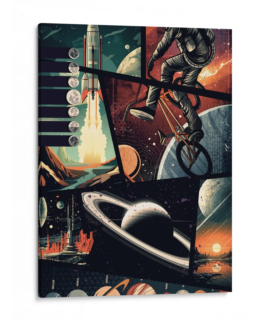 Calma Lunar - Puffy Design | Cuadro decorativo de Canvas Lab