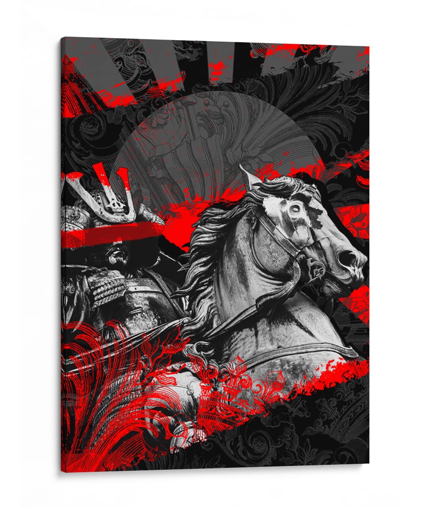 Scarlet Warrior - Puffy Design | Cuadro decorativo de Canvas Lab