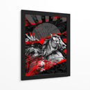 Scarlet Warrior - Puffy Design | Cuadro decorativo de Canvas Lab
