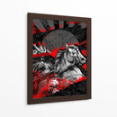 Scarlet Warrior - Puffy Design | Cuadro decorativo de Canvas Lab
