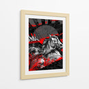 Scarlet Warrior - Puffy Design | Cuadro decorativo de Canvas Lab