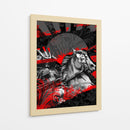 Scarlet Warrior - Puffy Design | Cuadro decorativo de Canvas Lab