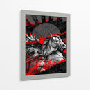 Scarlet Warrior - Puffy Design | Cuadro decorativo de Canvas Lab