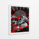Scarlet Warrior - Puffy Design | Cuadro decorativo de Canvas Lab