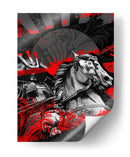 Scarlet Warrior - Puffy Design | Cuadro decorativo de Canvas Lab