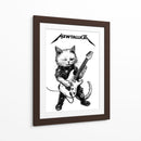 Gato Metalero - Puffy Design | Cuadro decorativo de Canvas Lab