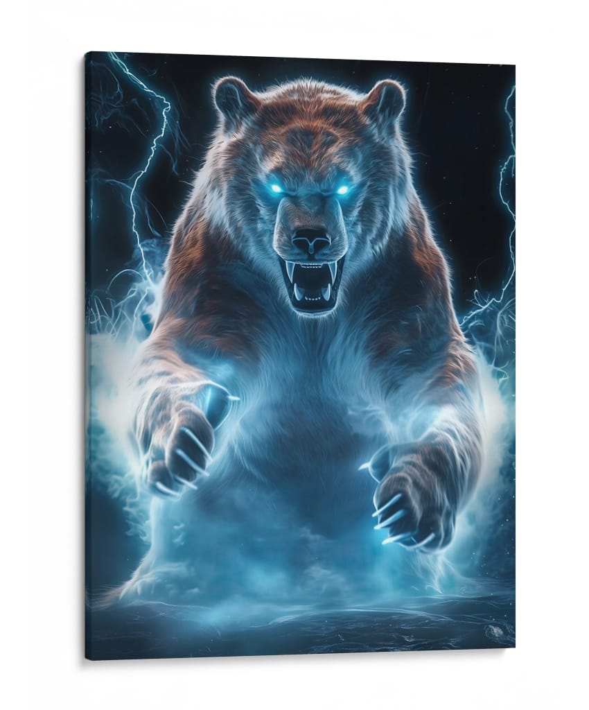 Furia Eléctrica - Puffy Design | Cuadro decorativo de Canvas Lab