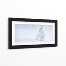 Gatito blanco en la nieve - Esmee Prexus | Cuadro decorativo de Canvas Lab