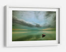 Barco vacío, lago tranquilo - Krzysztof Browko | Cuadro decorativo de Canvas Lab