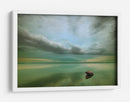 Barco vacío, lago tranquilo - Krzysztof Browko | Cuadro decorativo de Canvas Lab