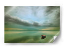 Barco vacío, lago tranquilo - Krzysztof Browko | Cuadro decorativo de Canvas Lab