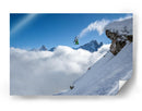 Salto de esquiador alpino - Tristan Shu | Cuadro decorativo de Canvas Lab