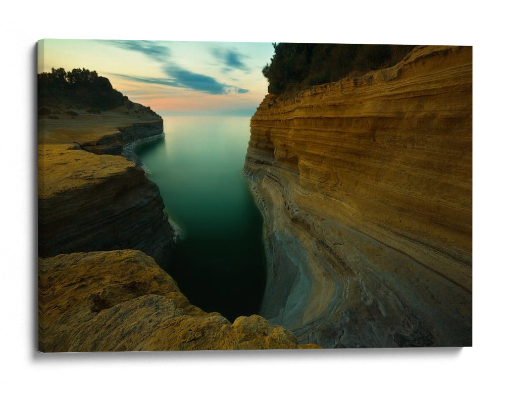 Travesía marítima de la hora dorada - Krzysztof Browko | Cuadro decorativo de Canvas Lab