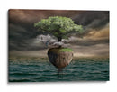Isla del árbol del dinero flotante - Radoslav Penchev | Cuadro decorativo de Canvas Lab
