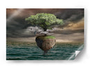 Isla del árbol del dinero flotante - Radoslav Penchev | Cuadro decorativo de Canvas Lab